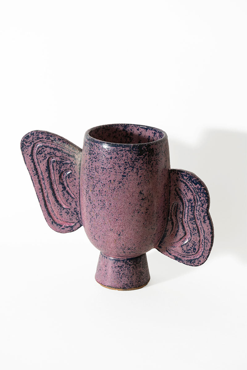 Purple Ceramics Vase Flowers Singapore Delivery