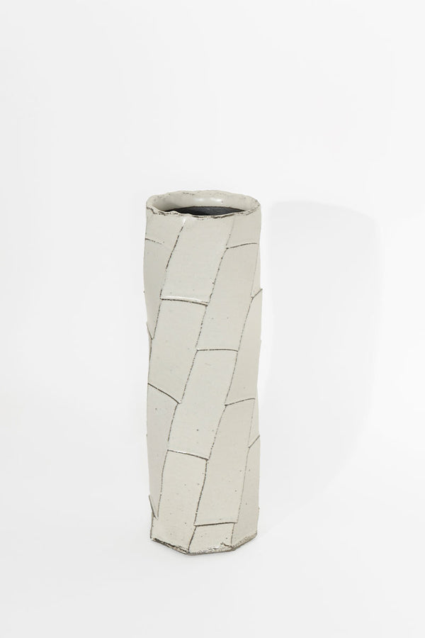 Turned Faceted Vase