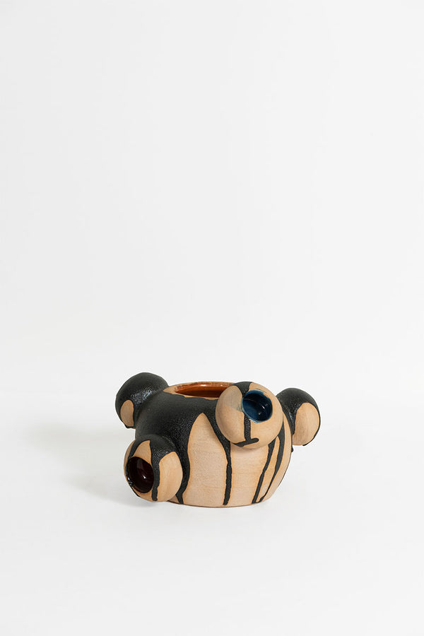 Black Ceramic Vase Flowers Singapore Delivery 